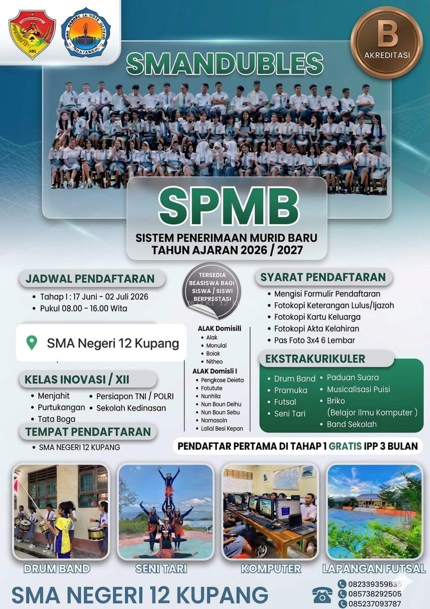 SPMB  SMA NEGERI 12 KUPANG 2026